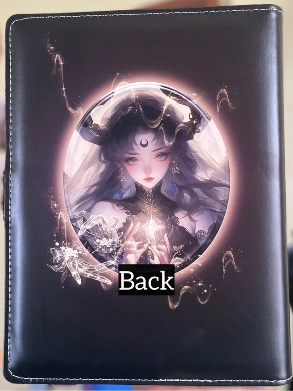 NEW Goth Anime PU Leather Binder Zodiac Sailor Moon Goth Punk A5 Journal